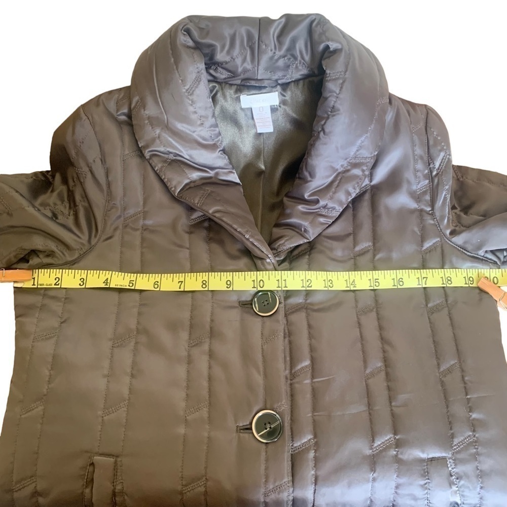 Chico quilted metallic green-bronze jacket - Picture 7 of 12